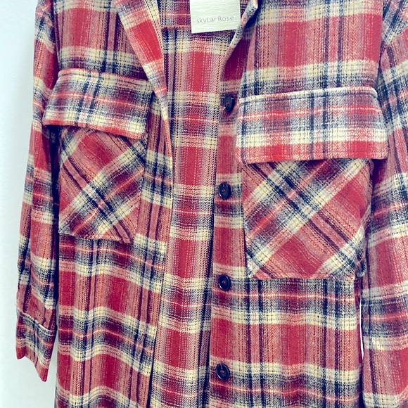 NWT VICI Long Flannel Jacket - Picture 4 of 5